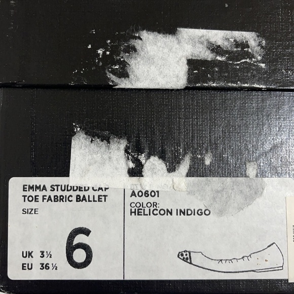 NWT J.Crew Emma Studded Cap Toe Fabric Ballet Shoe Size 6 - Picture 14 of 14